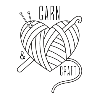 The new logo suggestion: a heart-shaped yarn ball drawn with fine lines.